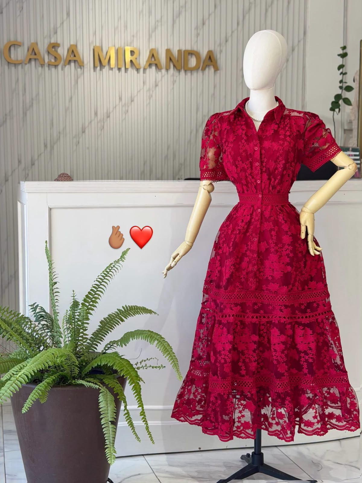 VESTIDO ROJO