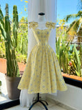 VESTIDO AMARILLO PASTEL